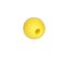strong dog ball toy for chewing in yellow extra light