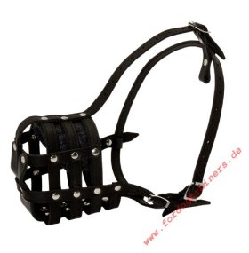 Leather Muzzle with Super Ventilation order