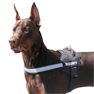 Nylon reflective multi-purpose dog harness for Doberman breed