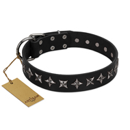 Breites Hunde Halsband "Lights-out" von FDT Artisan