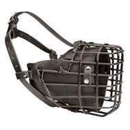 Rubber Covered Wire Dog Muzzle for Dog's Training